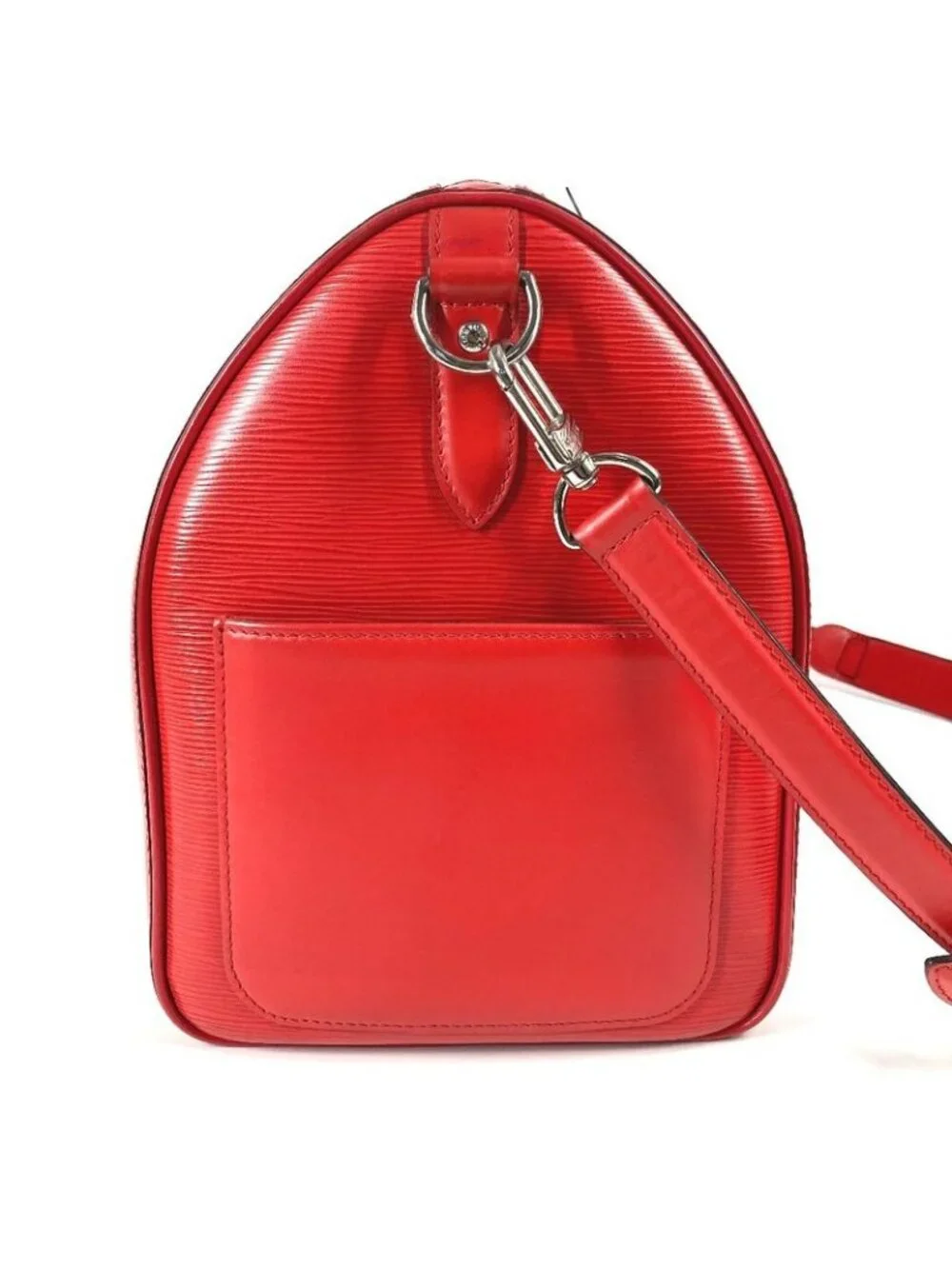 Louis Vuitton Boston Bag Keepall Bandouliere 45 Epi Leather Red